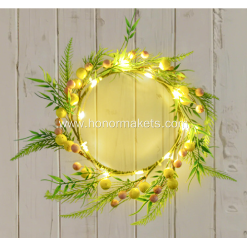 Easter Egg wreath lights